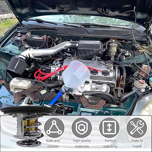 Miniatura 3 de Reemplazo del termostato del motor para Honda CRX 1988-1991, reemplaza a 19301-PAA-306, 19301PAA306, 19301-PLC-315, 19301PLC315, 19301-RNA-315,