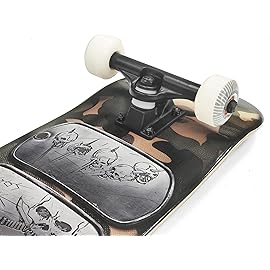 MINORITY 32inch Maple Skateboard|Trick Skateboard for Beginners, Intermediate and Pros (Dogtag)