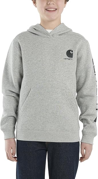 Carhartt Kid's CA6272 Long-Sleeve Graphic Sweatshirt - Boys