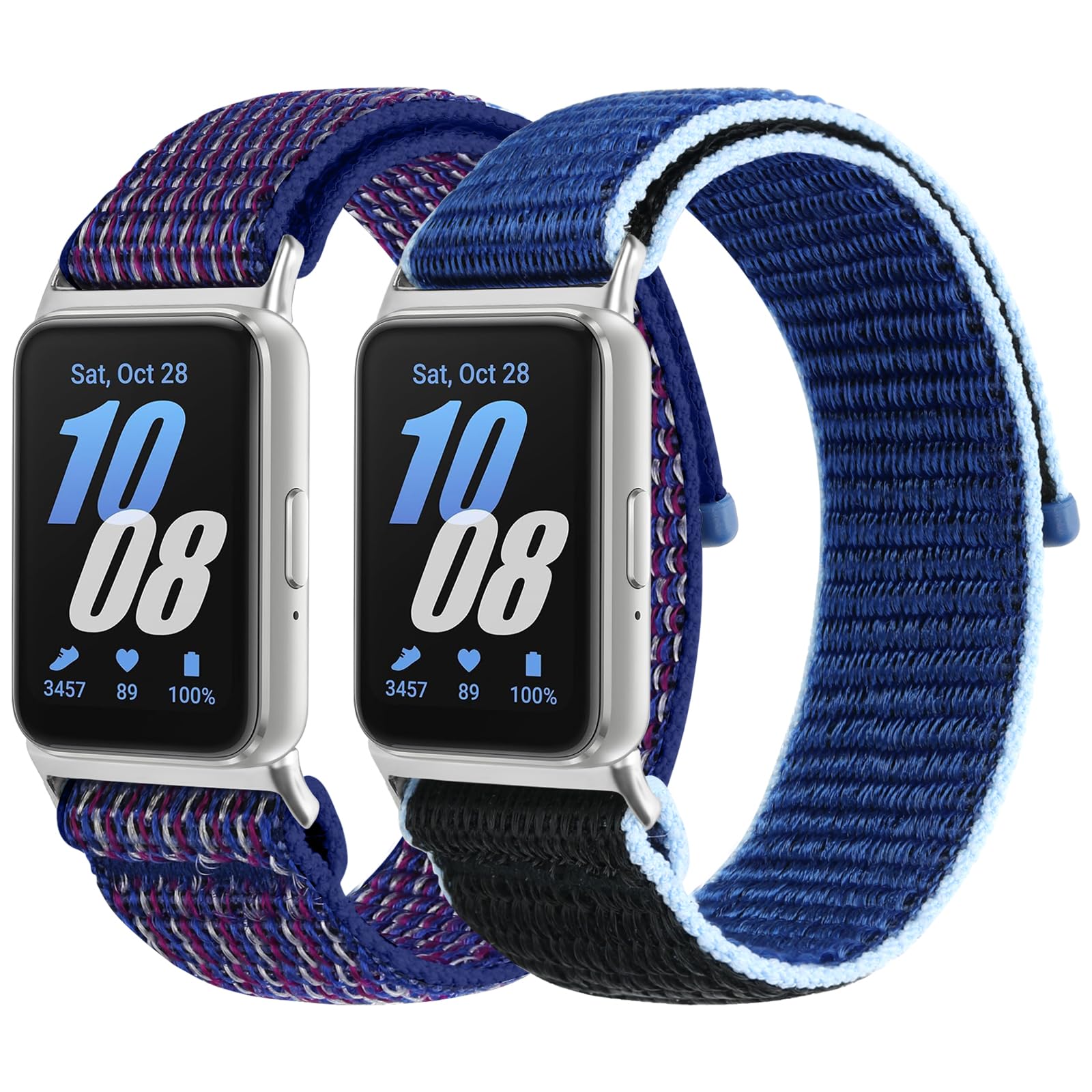 2PCS Nylon Watch Band Compatible