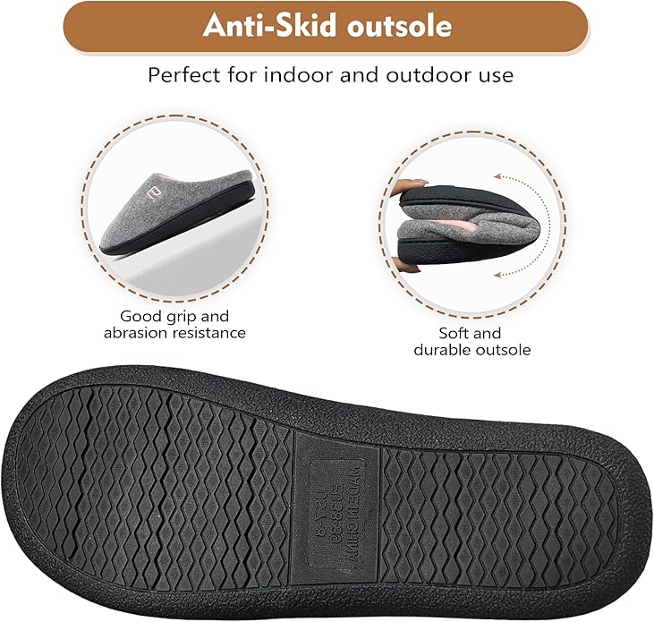 Pantuflas de Mujer Flexwin, Espuma Viscoelástica para Interior y Exterior miniatura 4