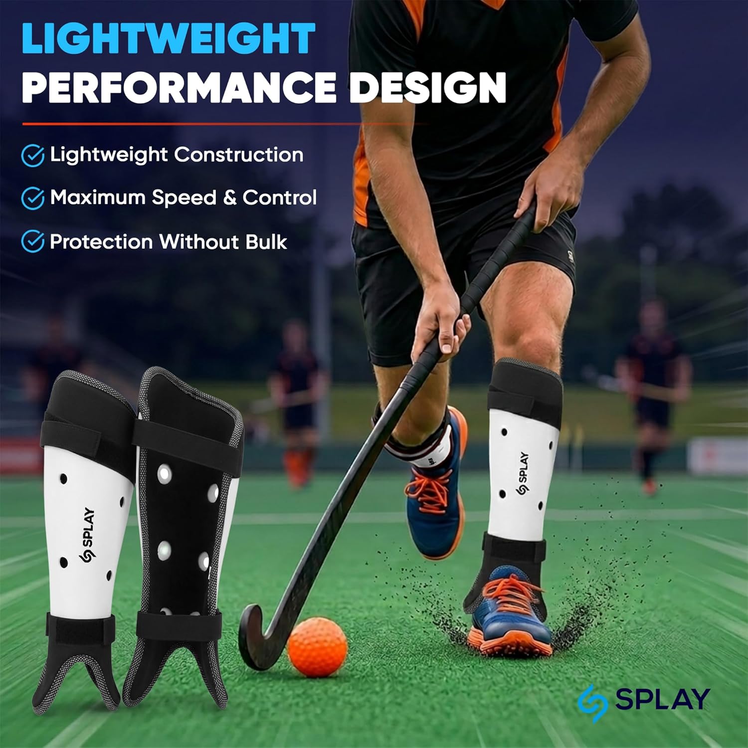 Splay Club Hockey Shin Pad