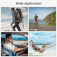 Vista 6 de 4 clips polarizados para Ray-Ban Meta Wayfarer y Gen 2 (RW4008/RW4012 Grande 53-22), clip de decoloración para Meta Wayfarer Gen 2 Protege tus ojos