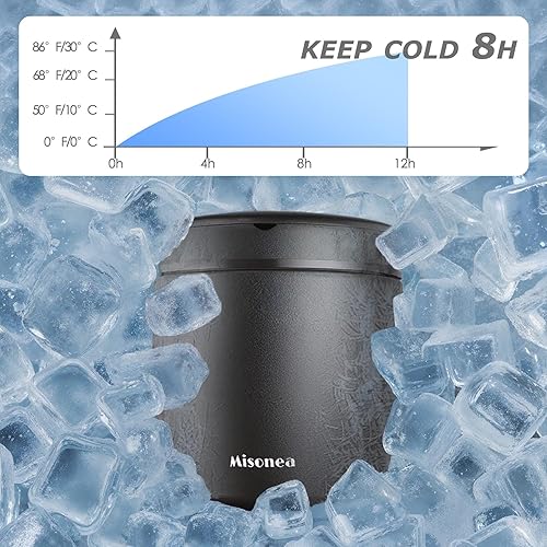 Miniatura 3 de Termo para comida caliente, 40 onzas, recipiente de alimentos aislado al vacío para adultos, de acero inoxidable, termo de boca ancha, a prueba de