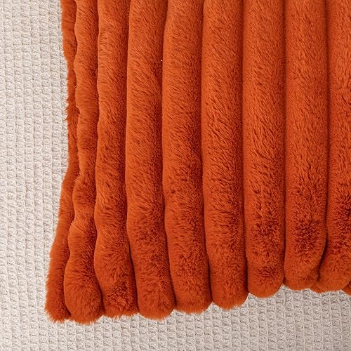 Miniatura 10 de Fundas de almohada lumbar decorativas de piel sintética suave de 12 x 24 pulgadas, funda de almohada lumbar blanca crema, funda de almohada lujosa,