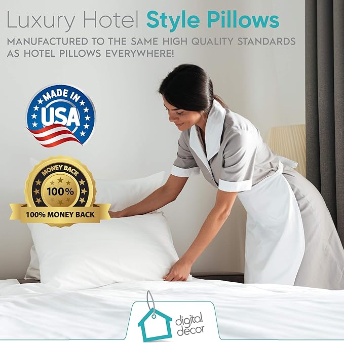 Set 2 Almohadas Alternativa a Plumas Fibra Siliconada Queen miniatura 7