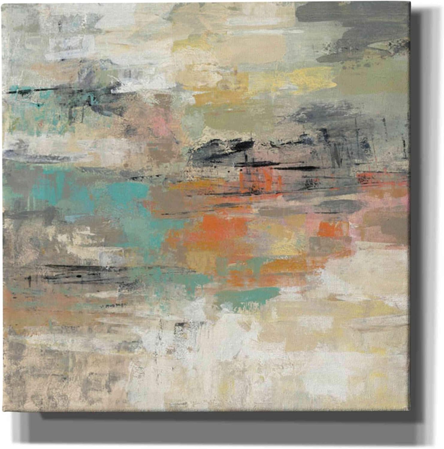 Epic Graffiti 'Gentle Gaze' by Silvia Vassileva, Canvas Wall Art, 12"x12"