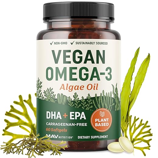 Vegan Algae Omega-3 DHA EPA Softgels