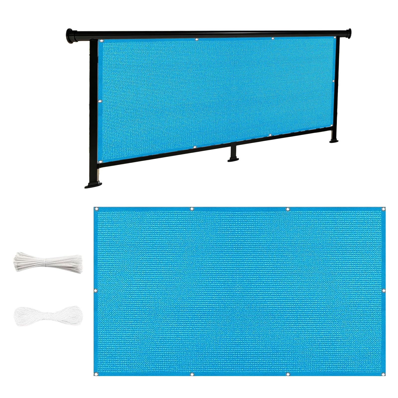 Brise vue balcon anti-UV et opaque pour occulter la terrasse