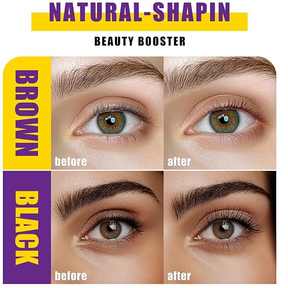 Mascara - Air Volume & Curl Formula for Lashes, Clump-Proof & Long-Lasting, Enhances Natural Look with Curl Boost Lash (#01 Black)