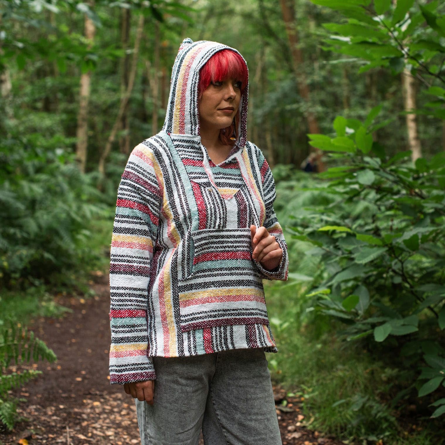 Siesta Baja Sudadera con Capucha - Sudadera con Capucha Mexicana Hippie Festival Jumper para Hombre y Mujer