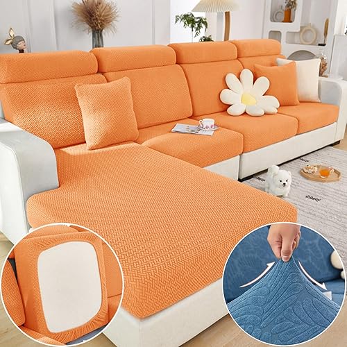 Fixett Funda mágica para sofá, fundas de sofá mágicas para interiores 2024, elástica, resistente al desgaste, resistente al agua, fundas de sofá