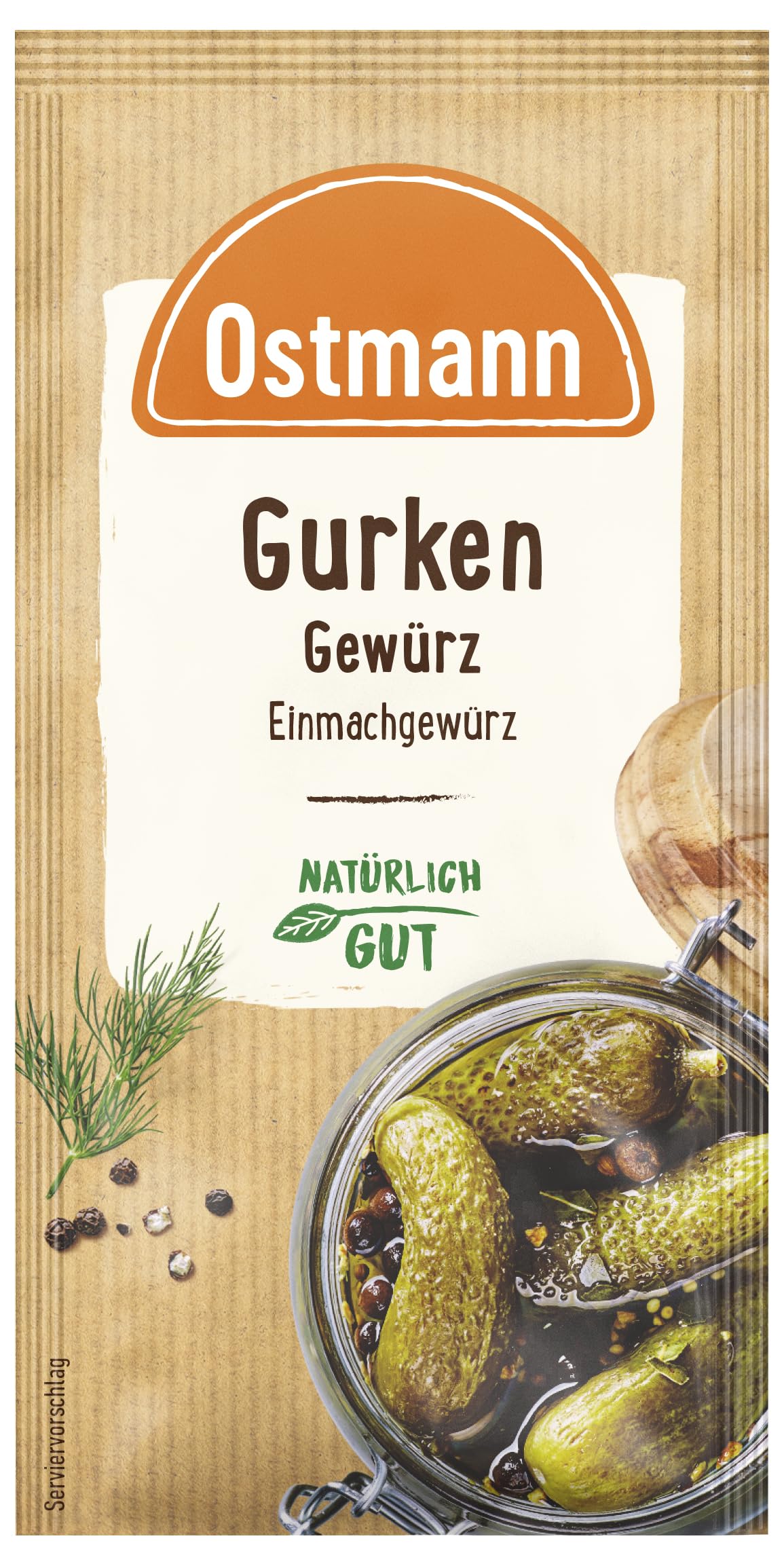 Ostmann Gurken Gewürz, 1er Pack (1 x 30 g) Lebensmittel & Getränke