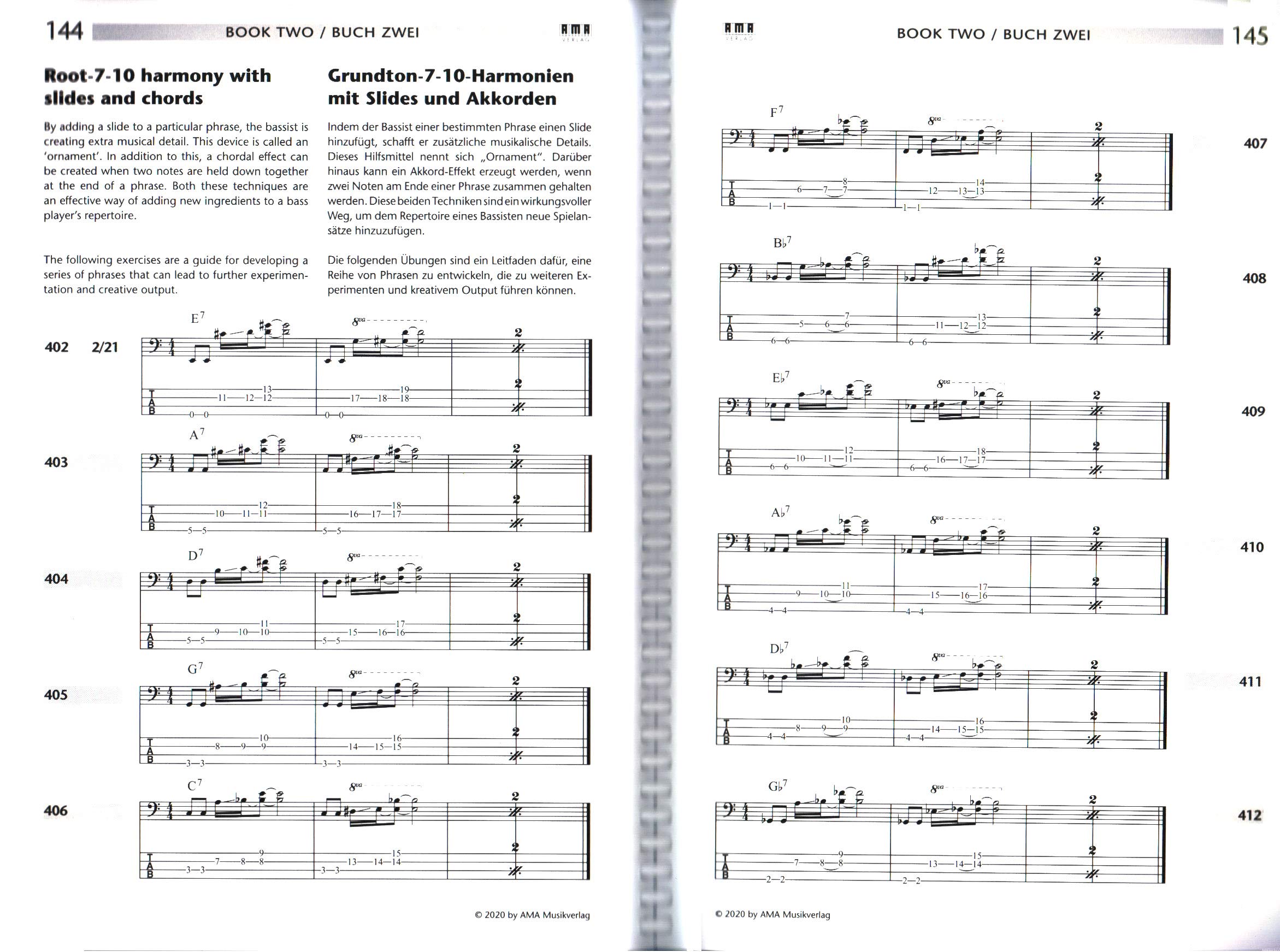 Bass Bible 2 (English/Deutsch) - Autor Paul Westwood - Buch mit 3 CDs und Denlop Plek - Ama Verlag 610560 4018262105605