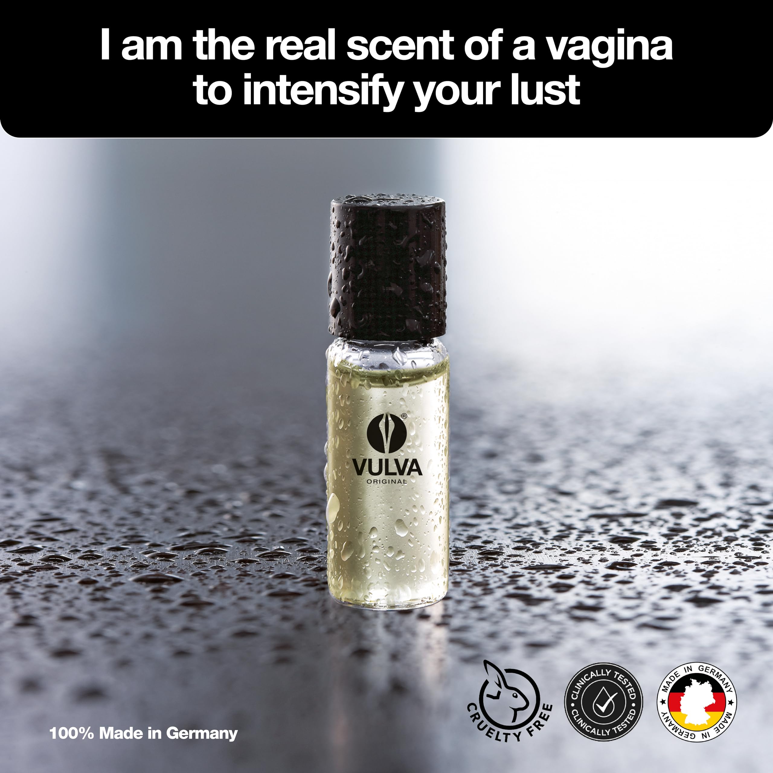 echter erotischer Vagina Duft mit Pheromonen, Aphrodisiakum | Vulva Duft als Riechstoff & Lustmittel, Masturbationshilfe für Mann & Frau · Pheromon-Mischung · Made in Germany · 3ml
