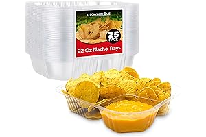 22oz Plastic Nacho Trays - The Ultimate Movie Night Snack Essential