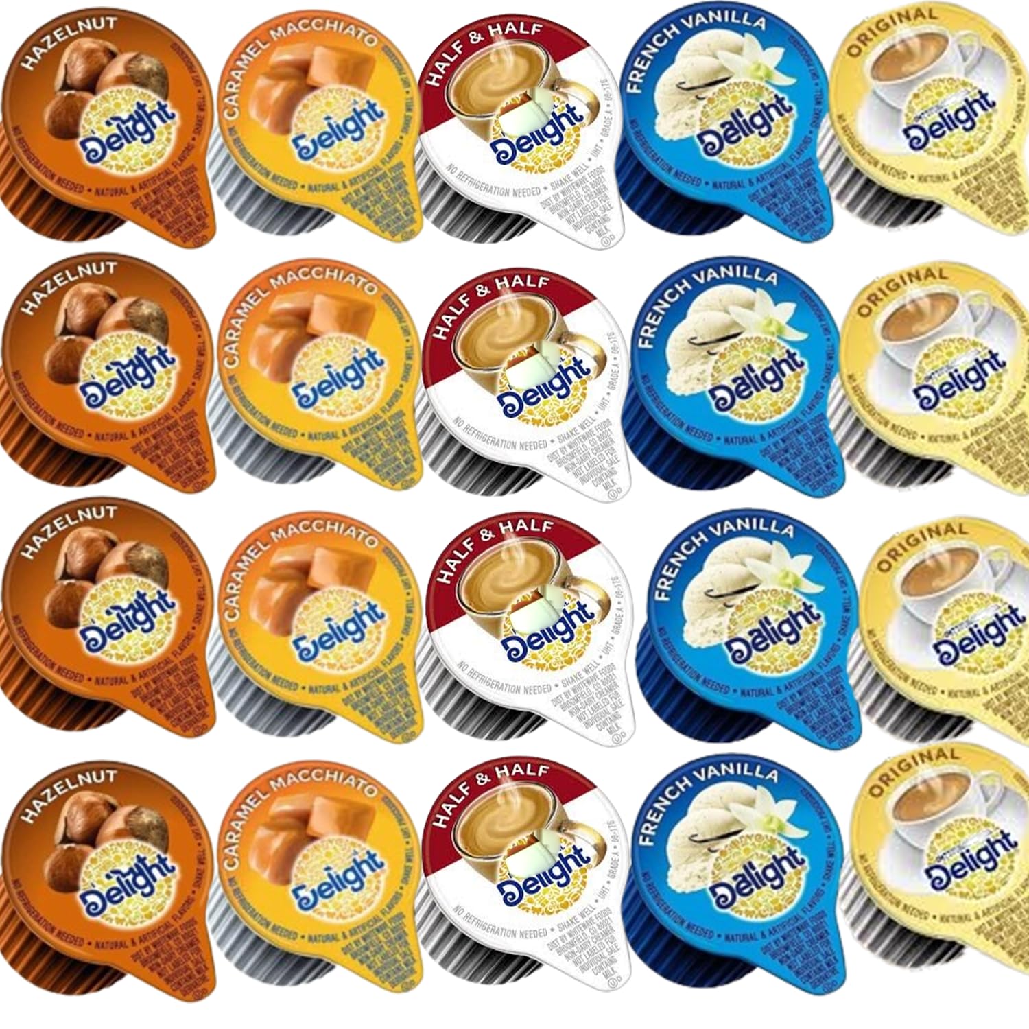 Amazon.com: Coffee Creamer Singles Variety Pack – 150 Count, 5