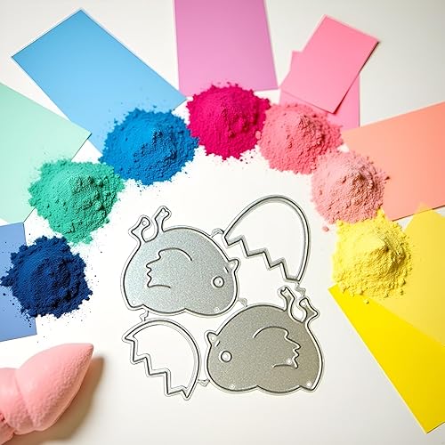 Miniatura 4 de Troqueles de corte de pollitos para hacer tarjetas, plantillas de corte para álbumes de recortes, álbum de fotos, troqueles de papel decorativo para