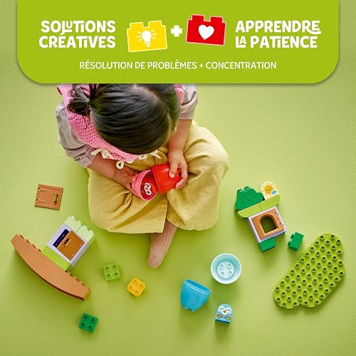 LEGO DUPLO My First Balancing & Stacking Tree - Toddler Learning Toy for 1+ Year Old Girls & Boys - Fine Motor Skills Building Set with 2 Bird Figures - 10440 - 3