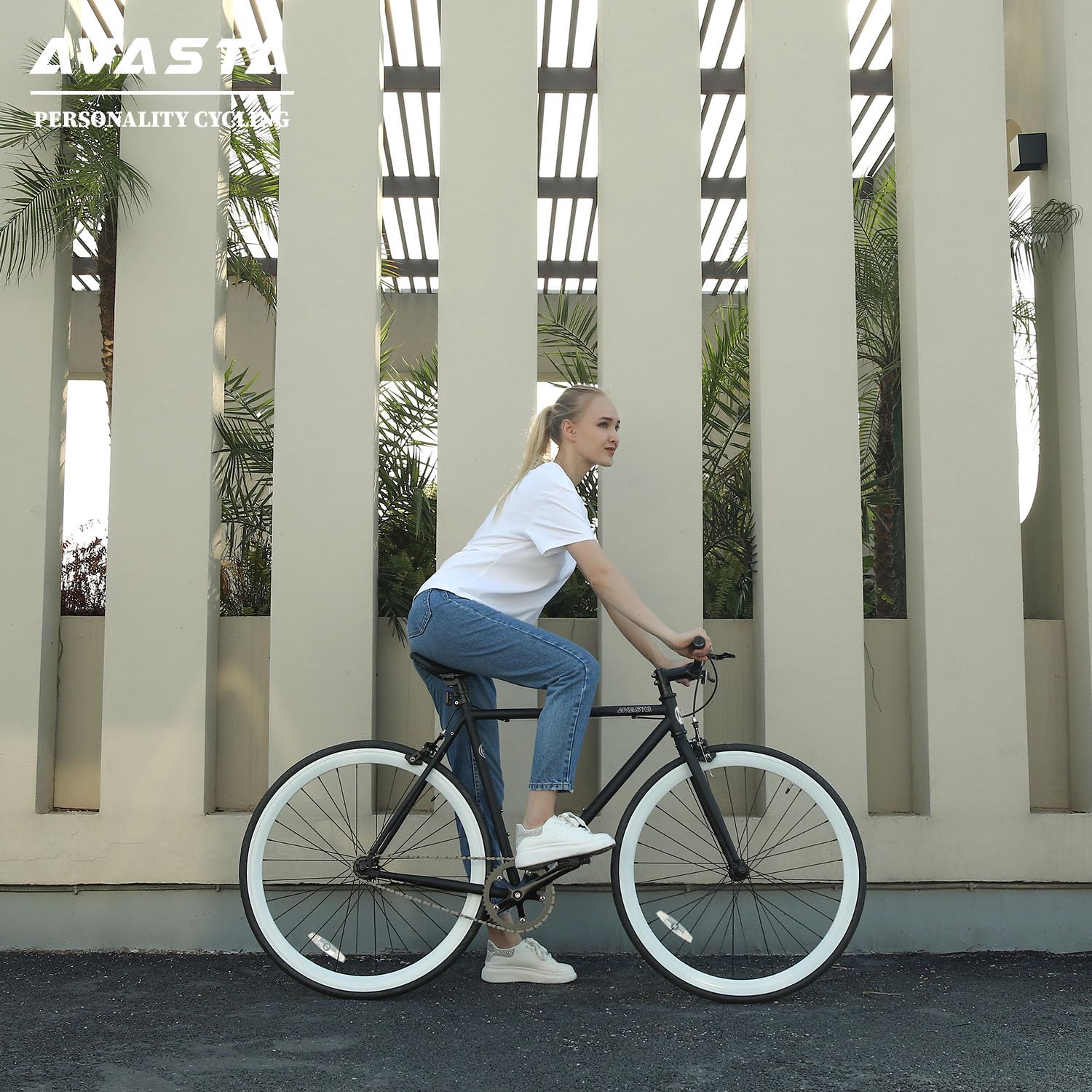 AVASTA シングルスピード ピストバイク 50cm Amazon | AVASTA シングルスピード 固定ギア アーバン 通勤バイク 男女