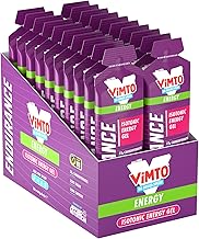 ISOTONIC | Caffeine Free Vimto Energy Gels | Performance-Enhancing Formula | Zero Fat Zero Sugar | 23g Carbohydrates (Pack of 20 x 60g) (Vimto)