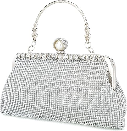 Miniatura 3 de bolsos de mano para mujer bolsos de noche y bolsos de mano para mujer bolsos de noche y bolsos de mano de noche S2-Oro, S2-plata, T2-plata, T3-gris,