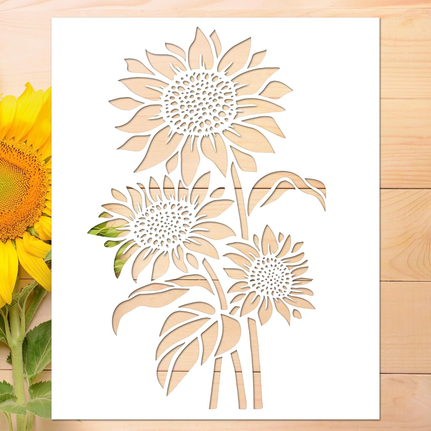 Keluna Sunflower Stencils for Painting 11.8 * 14.7 Inch