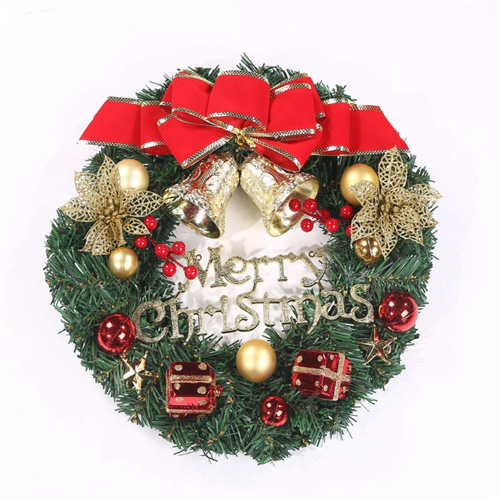 Guirlande de Noël 30cm couronne d'automne et ornement décoratif de ferme H08