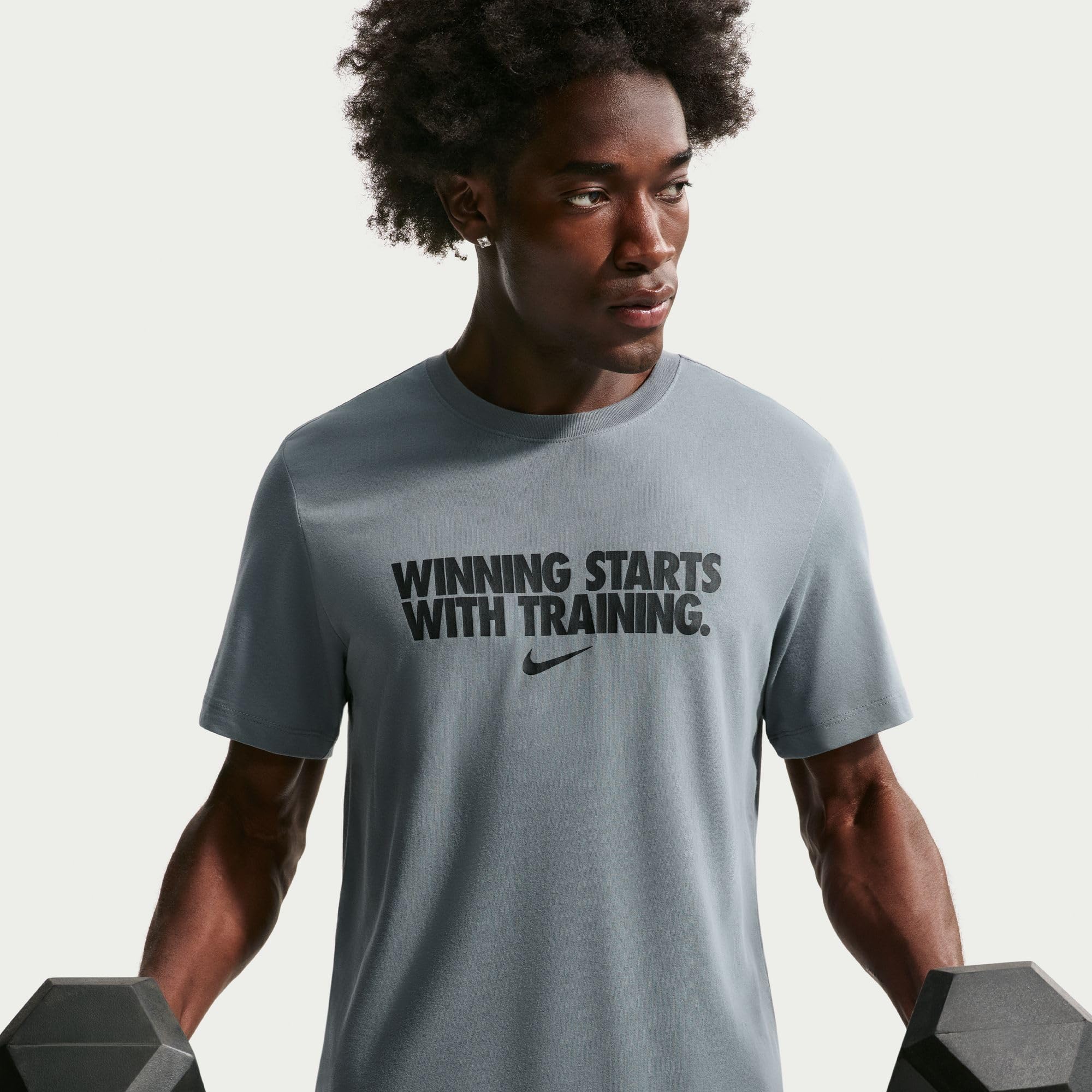 Nike DF Winning T-Shirt Uomo (Pacco da 1)