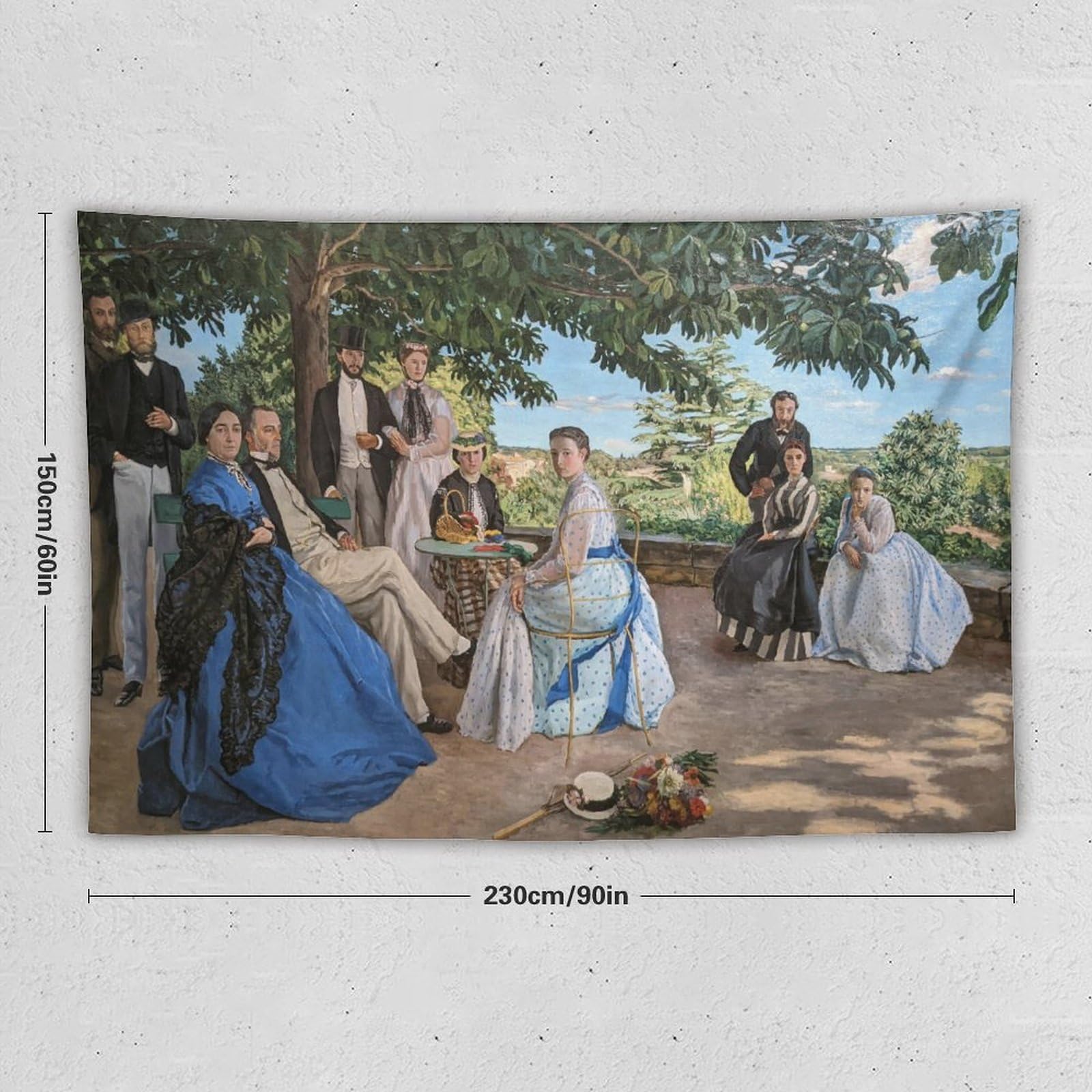 Amazon.com: Frederic Bazille Family Reunion World Famous Painting