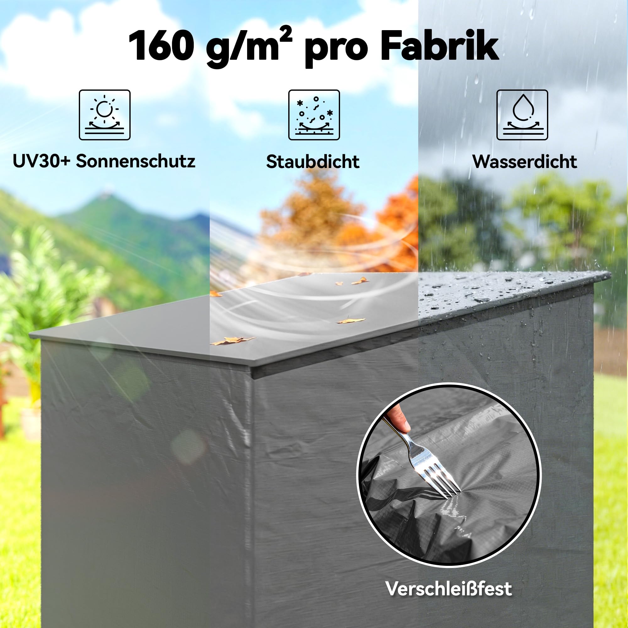 Outsunny Tenda da Garage Impermeabile 1,9x1,2 m con Tetto a Falda Unica, Porta con Cerniera Avvolgibile, Finestra con Telaio Metallico Rinforzato, Resistente ai Raggi UV