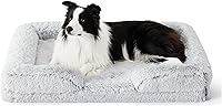 Vista 142 de Bedsure - Cama ortopédica mediana para perros, sofá cama impermeable para perros medianos, espuma de soporte con funda extraíble y lavable, forro