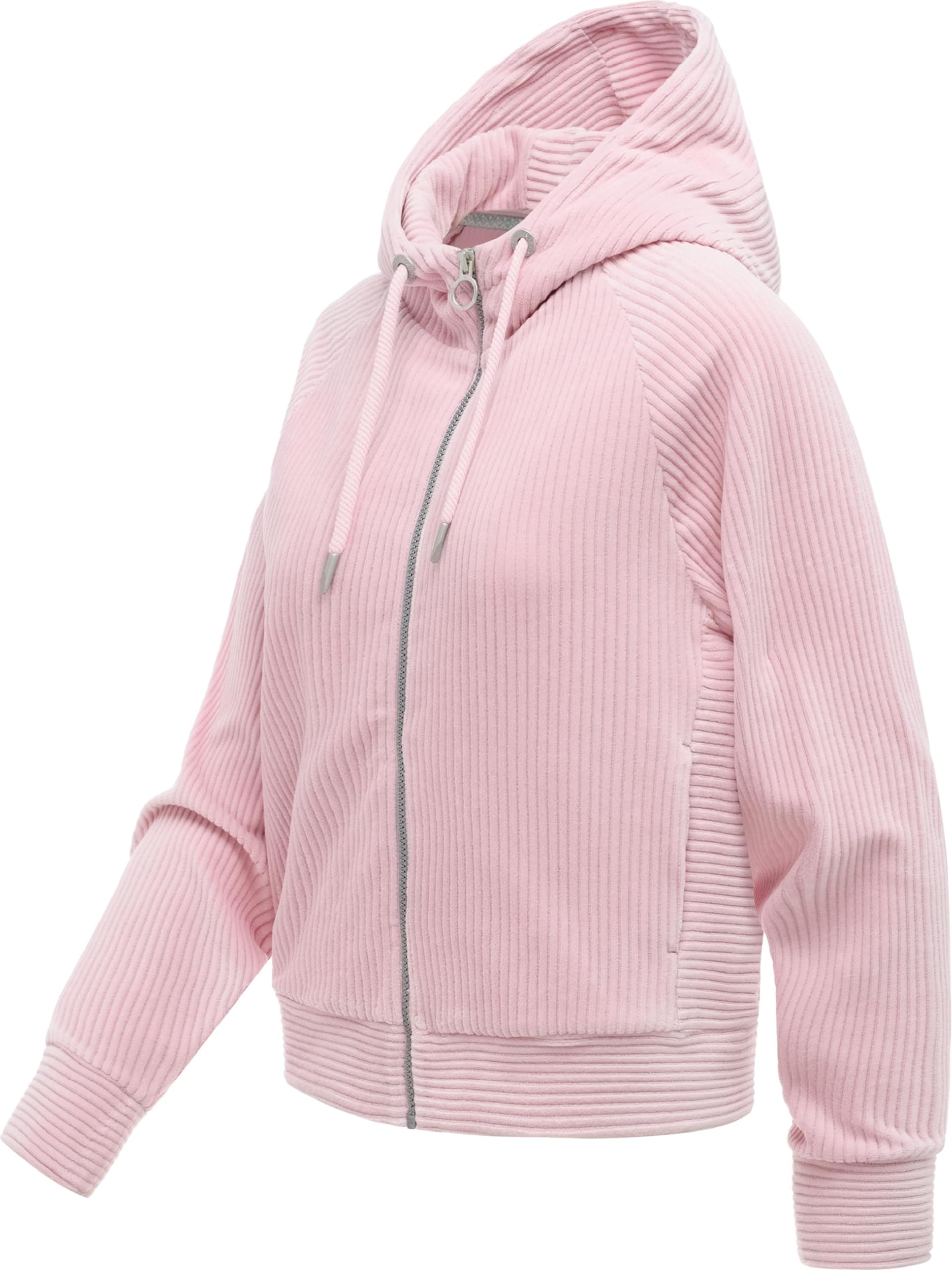 Ragwear Damska kurtka sztruksowa, miękka bluza z zamkiem błyskawicznym, kurtka przejściowa z miękkiego sztruksu w dotyku aksamitu, Corduly Cordy, XS-XXL
