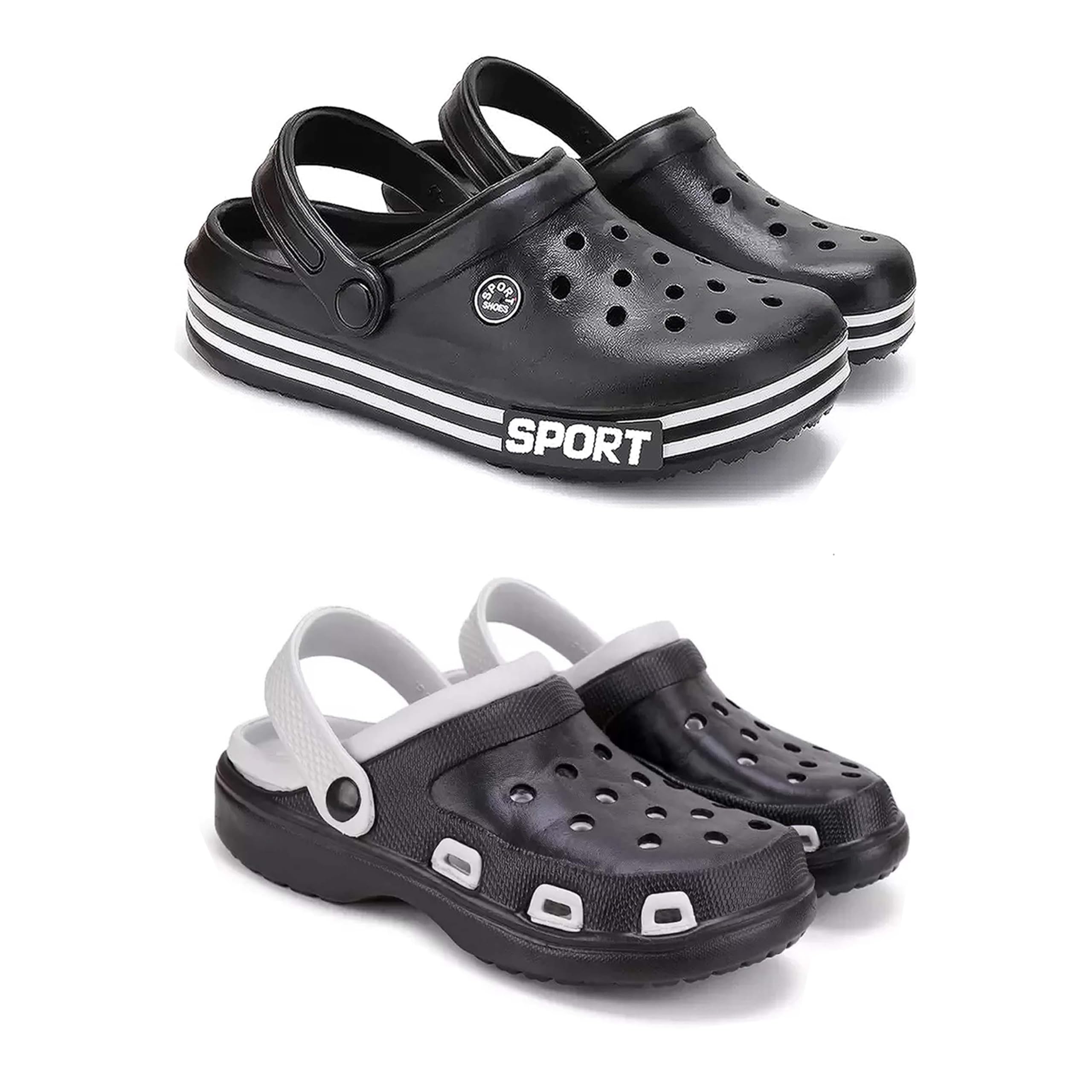 Men's Sandals Clogs| Lightweight Wear| Stylish & Easy to Wear For Men's PCV-SAN-(2-COMBO)-3014-3018-image-12