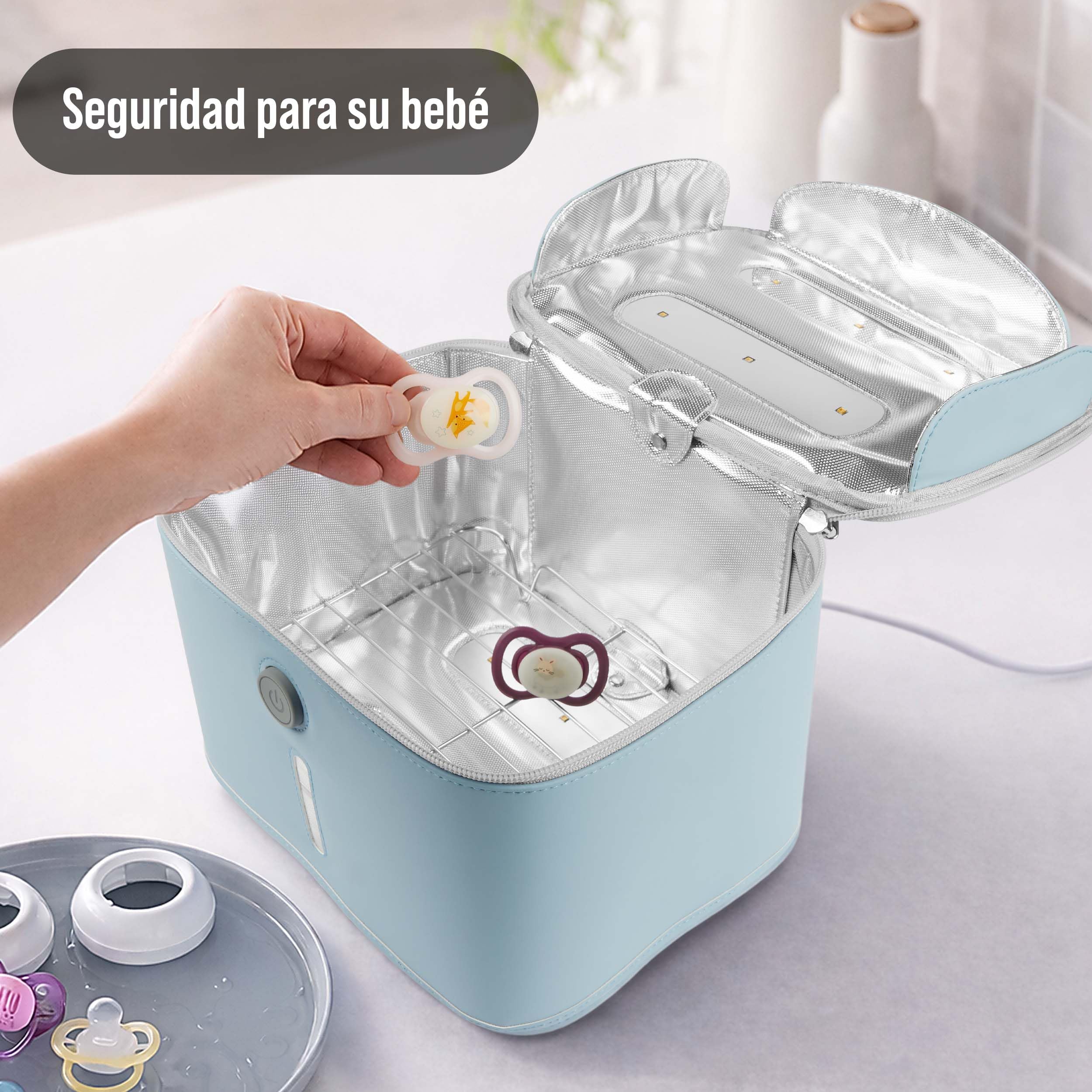 Pulox Bolsa de Desinfección UVC - Esterilizador UV portátil para una Esterilización rápida y sencilla de hasta el 99,9% en sólo 3 minutos