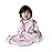 Baby Deedee Sleep Nest Teddy Baby Sleeping Bag, Pink, Small (0-6 Months)