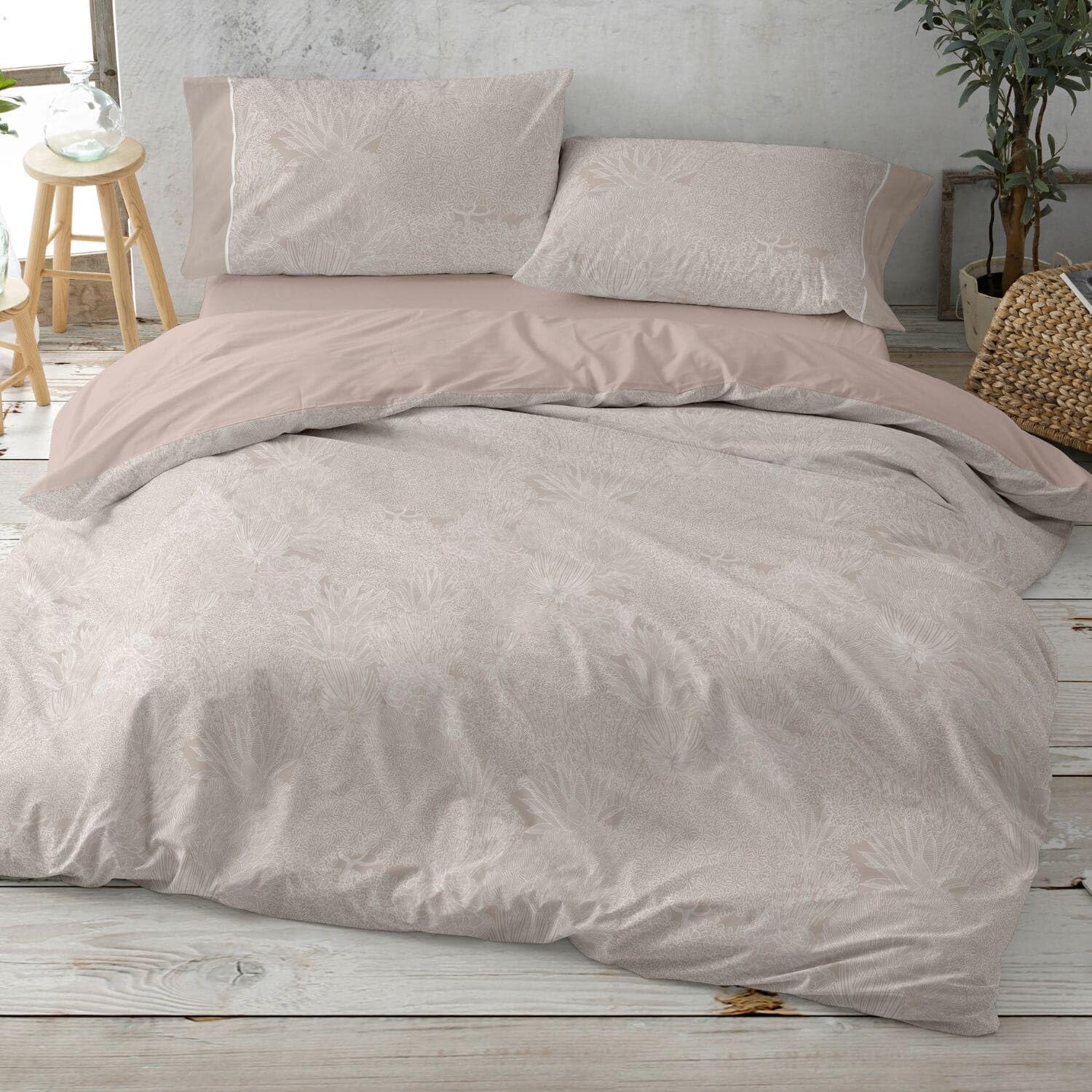 Burrito Blanco | Poszwa na kołdrę z nadrukiem | Łóżko od 150 do 160 cm. (+dostępne rozmiary) | Wzór 045 | Kolor ziemi (150-160 x 190/200 cm)