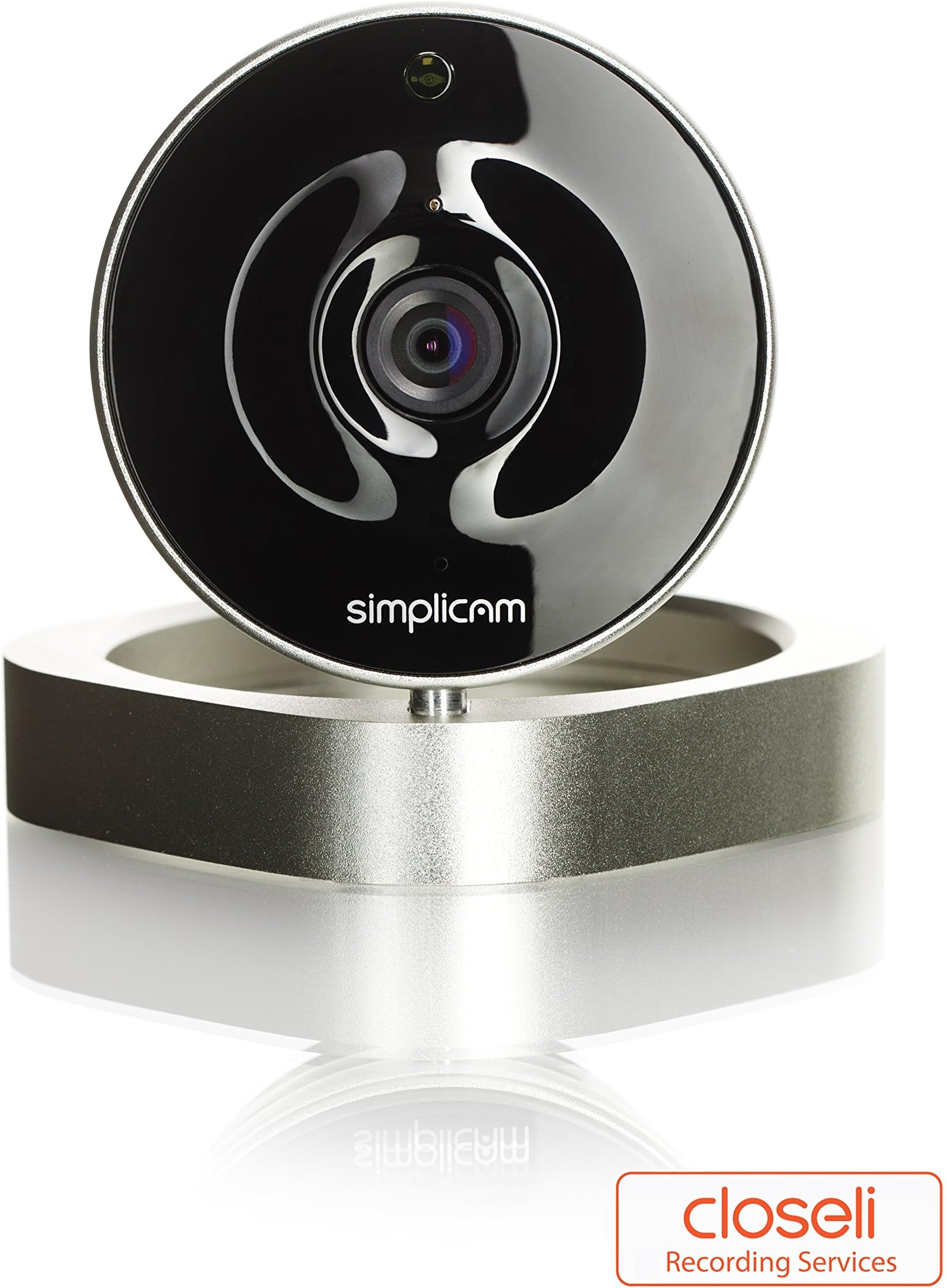 simplicam HD WiFi Home Video Monitoring Camera with one year of 1 day Closeli Recording Services
