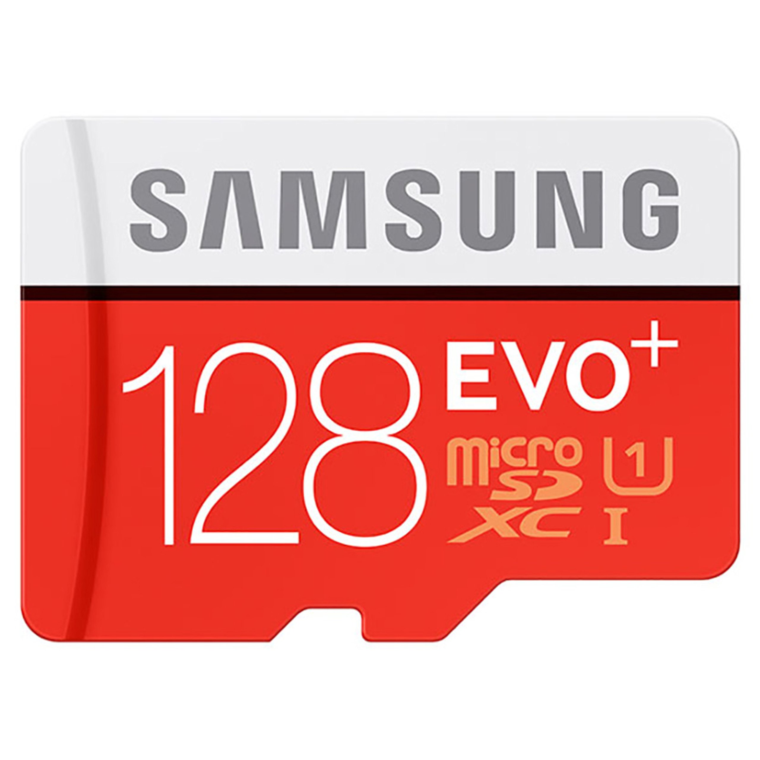 Samsung EVO Plus mc128d 128GB UHS-I Class 10 Micro SD Card with Adapter