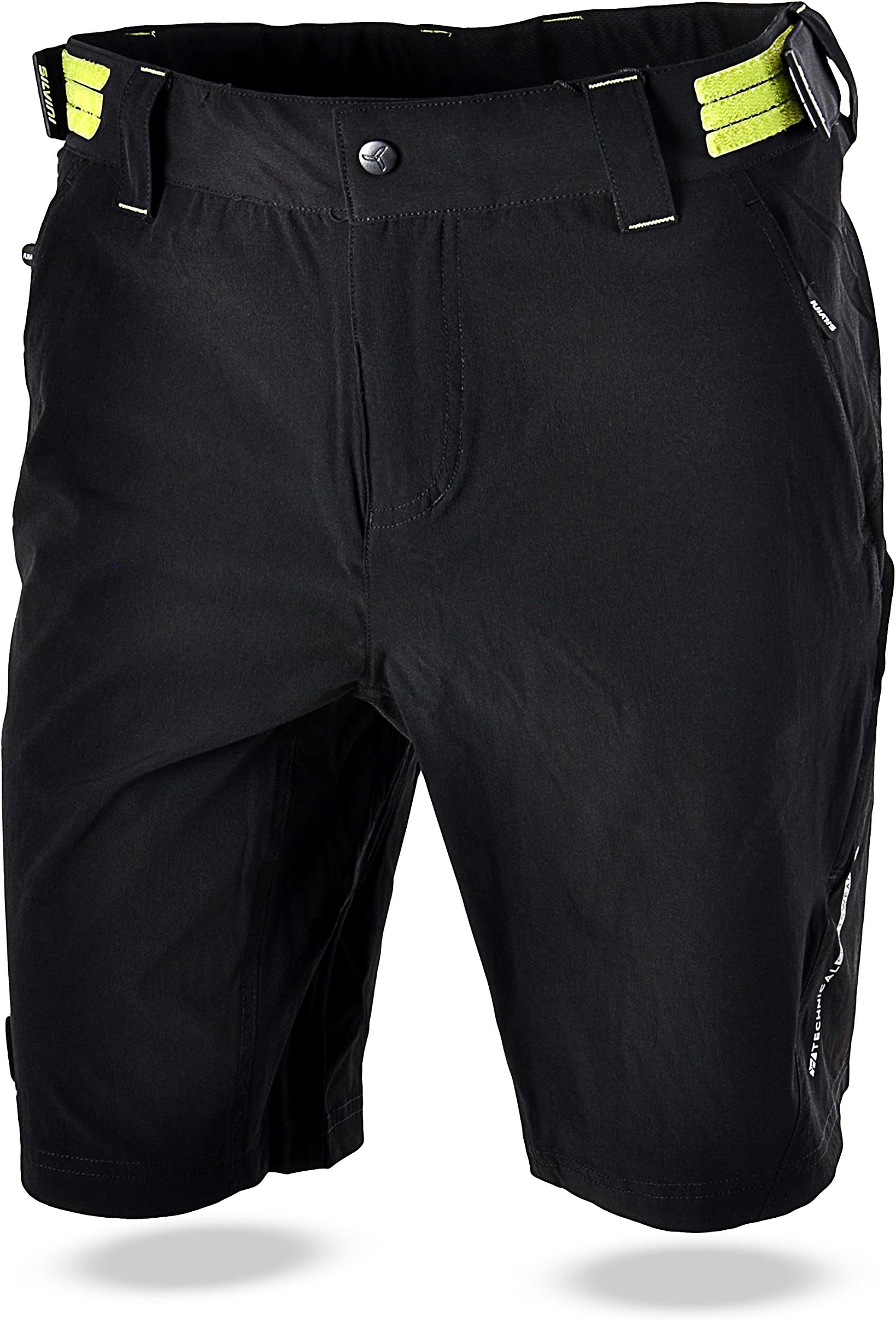 SILVINI Men's Elvo MTB Shorts with Adjustable Tabs - 2 Side and 2 Rear Zipper Pockets