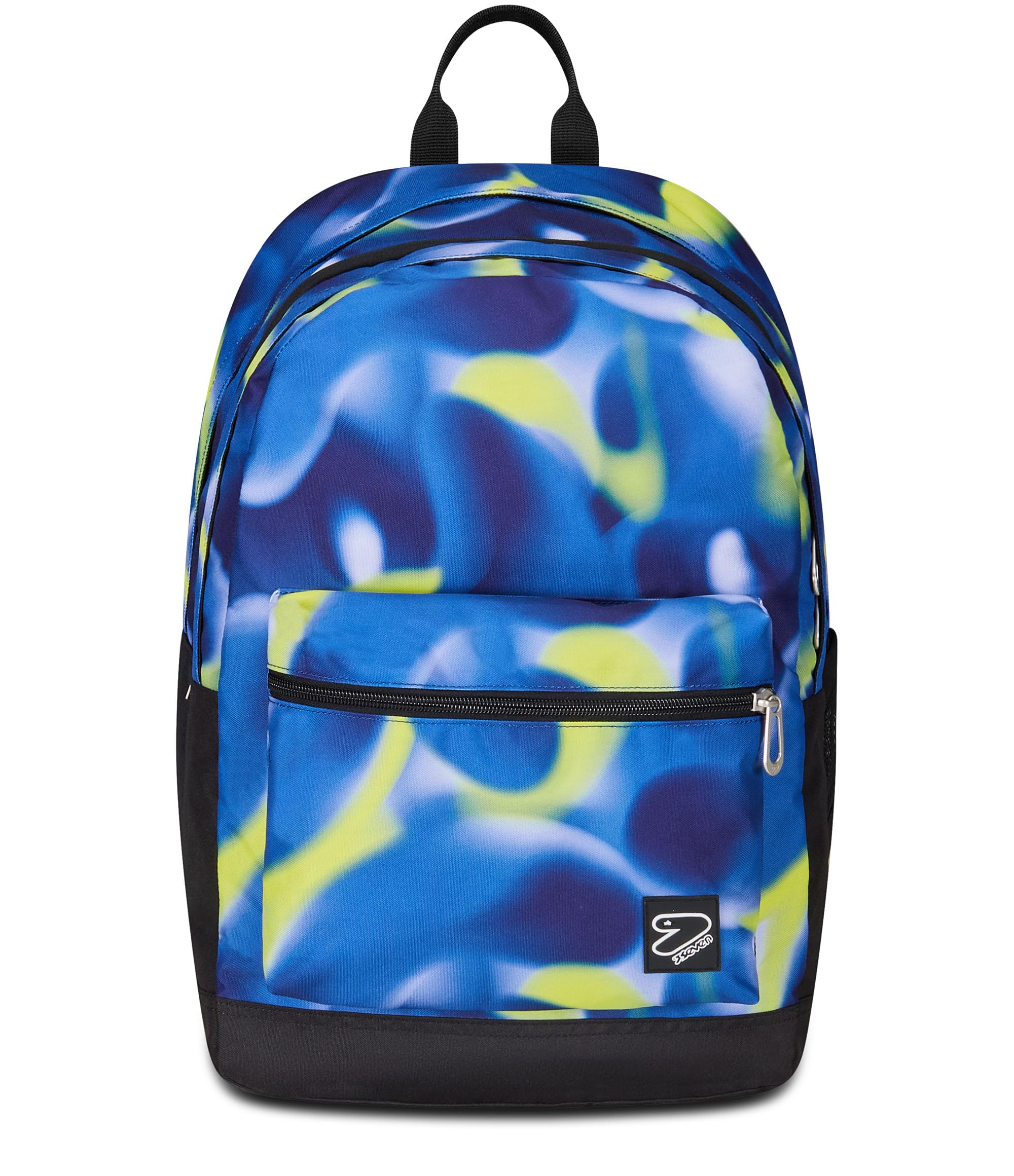 tasca school backpack pro reversible double compartment blue green