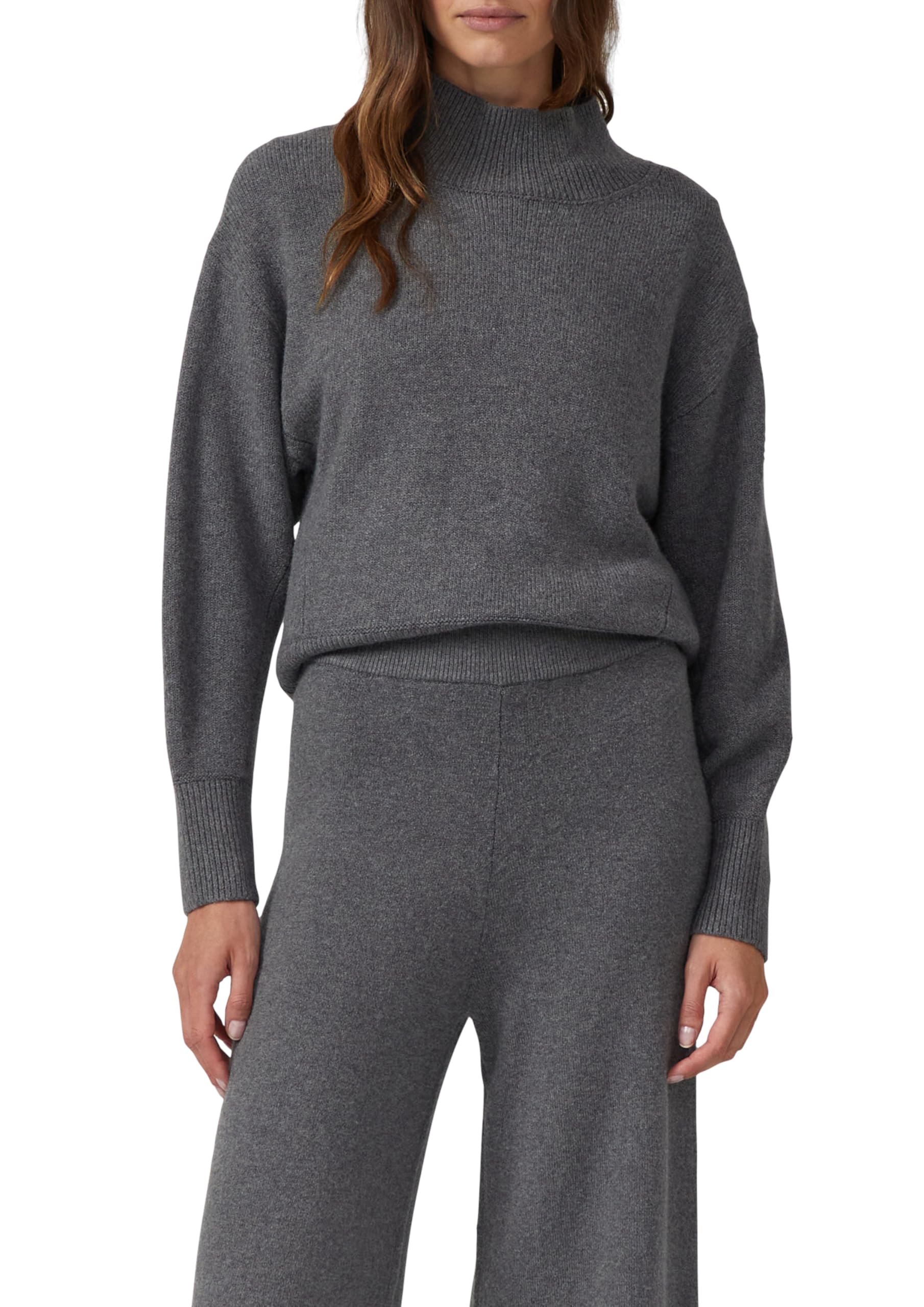 s.Oliver Weicher Pullover mit Stehkragen