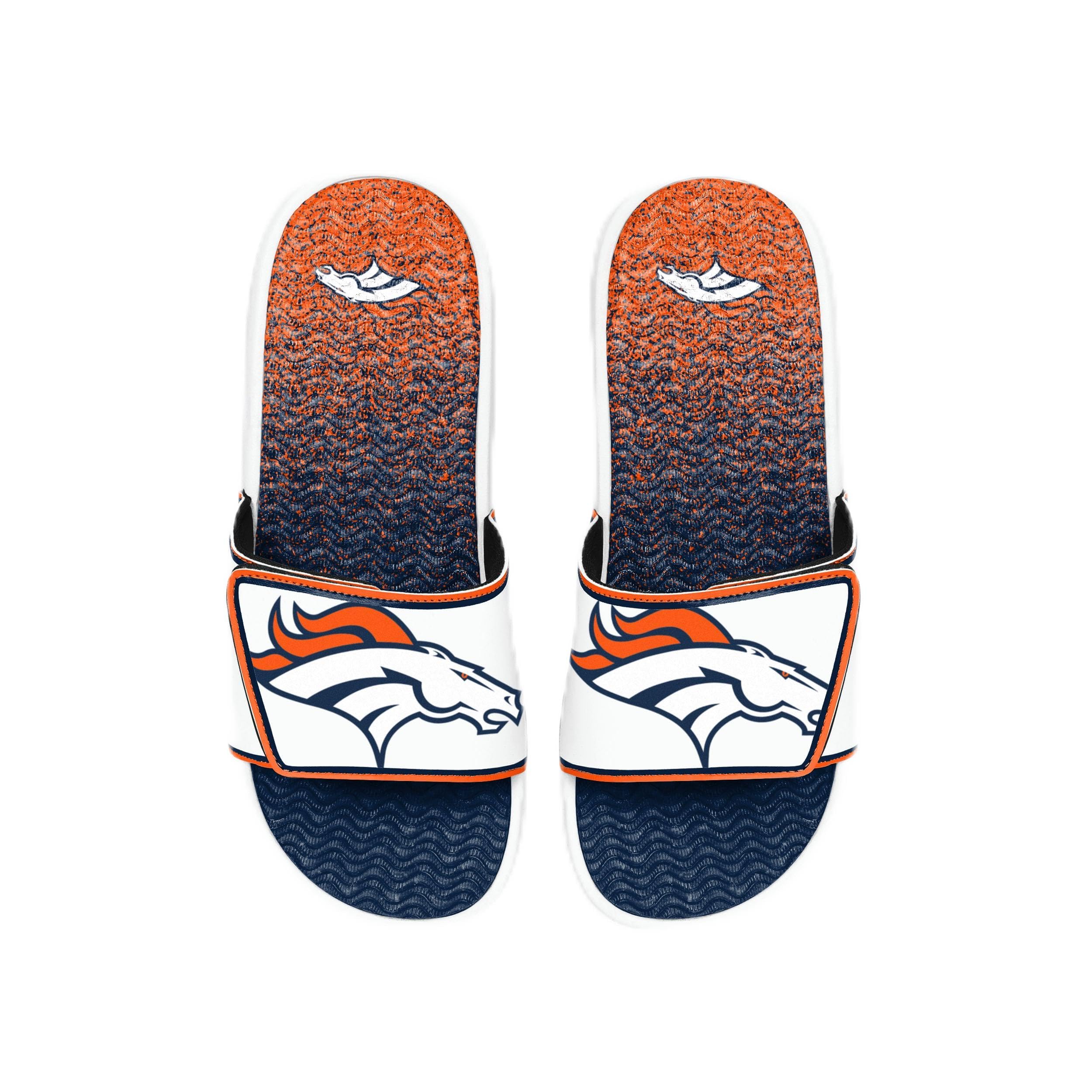 FOCO mens Nfl Primary Team Logo Gradient Gel Slide Sandals