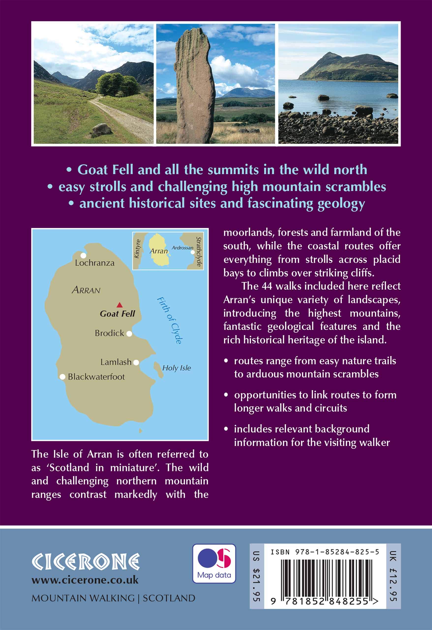 Walking on Arran: The best low level walks and challenging mountain routes (Cicerone guidebooks)