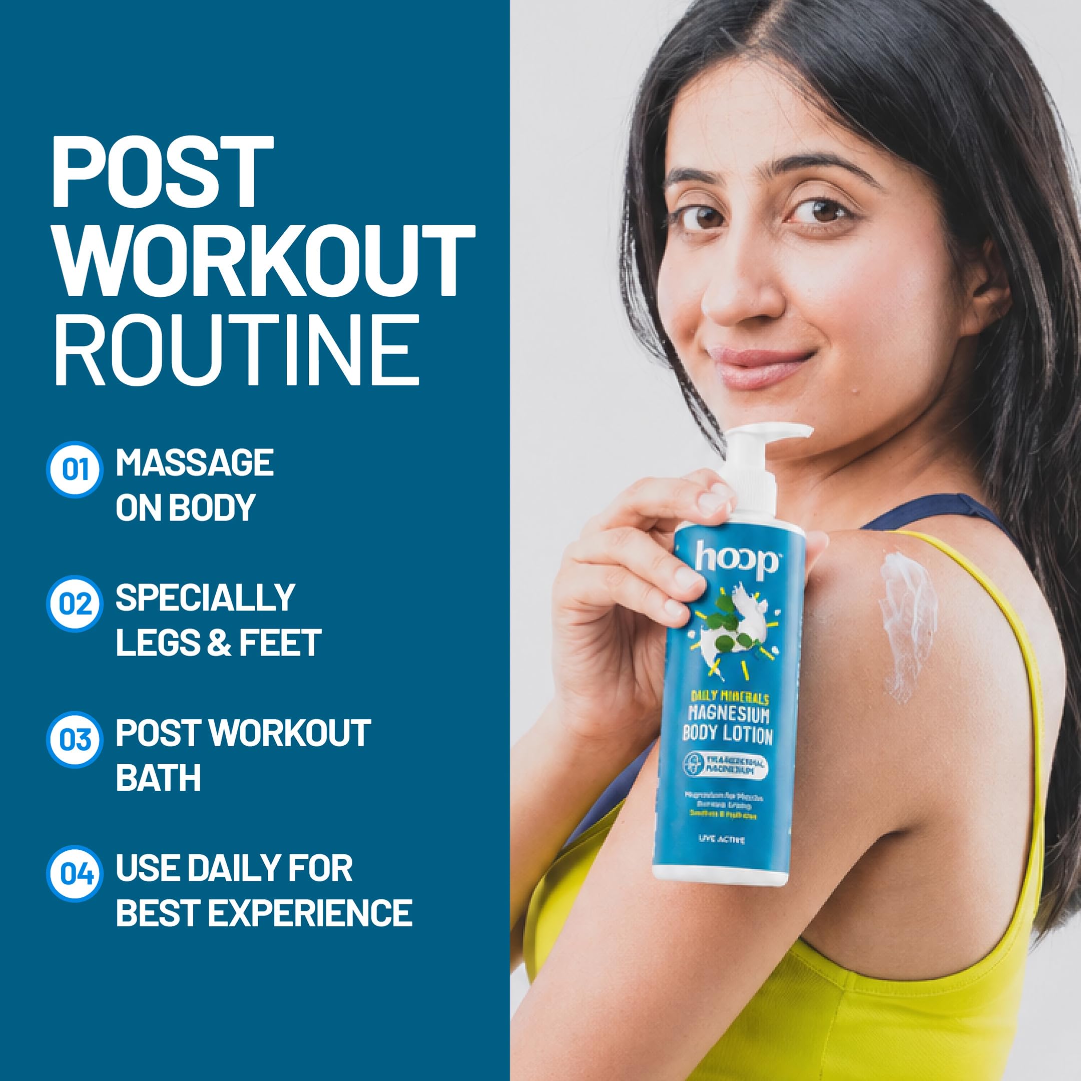 hoop Magnesium Body Lotion Daily Minerals | Relax Body Post Workout | 250ml — Amazon image 7