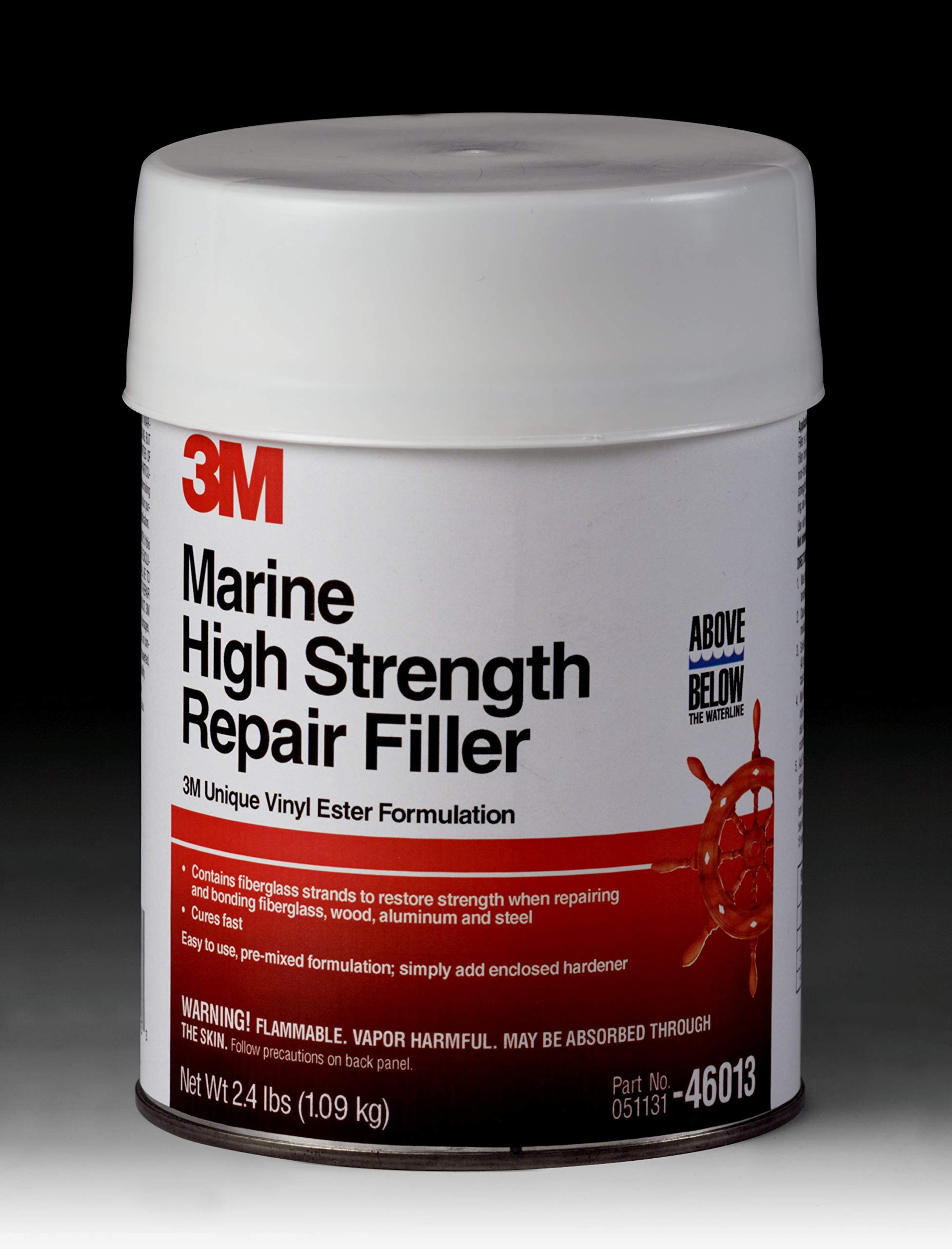 3M™ Marine High Strength Repair Filler, 46013, 1 qt, 6 per case