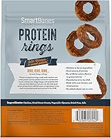 Vista 2 de SmartBones Anillos de proteína con pollo real y batata, 5 onzas