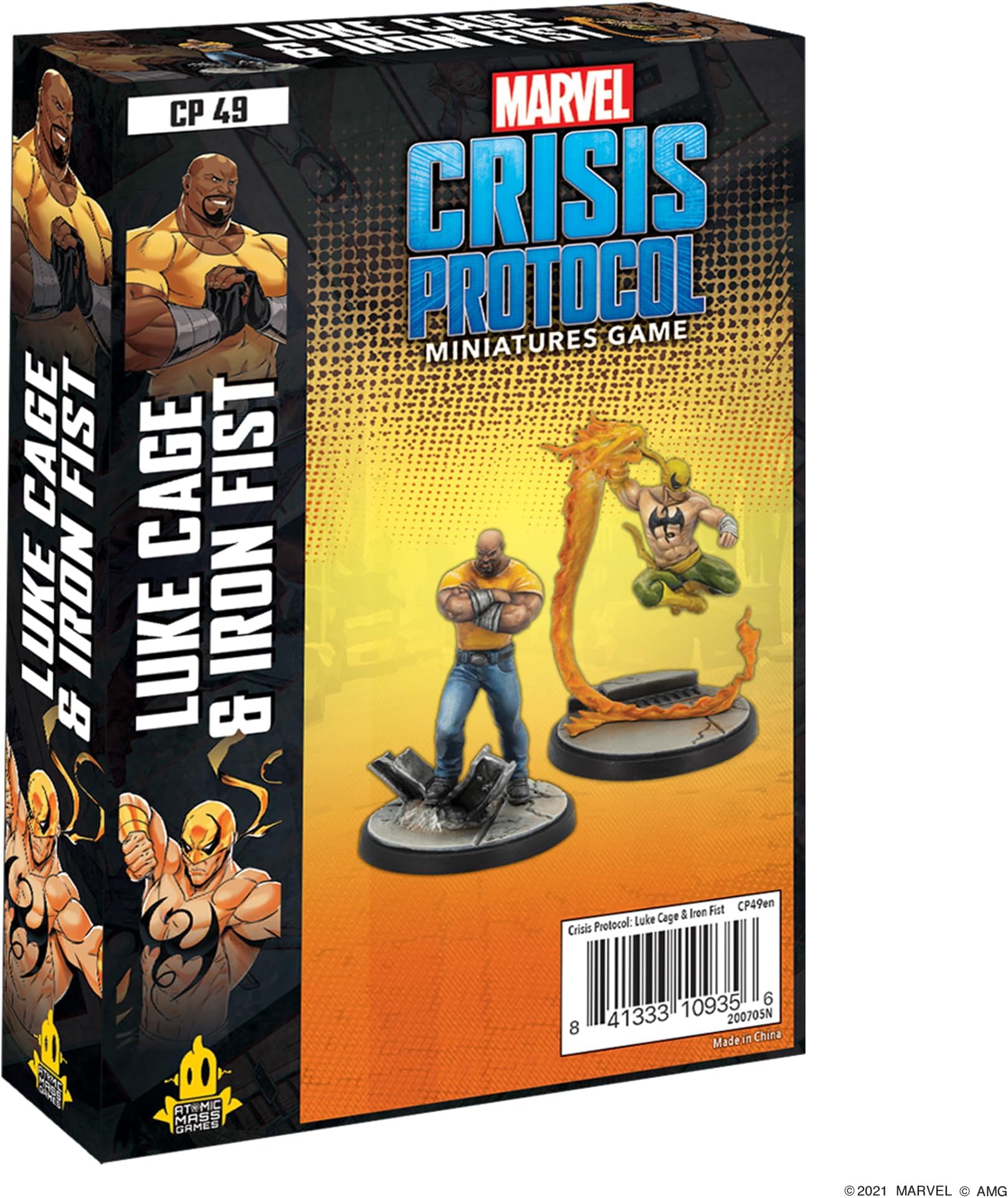 Fantasy Flight Games - Marvel Crisis Protocol: Luke Cage and Iron Fist - Miniatures Game