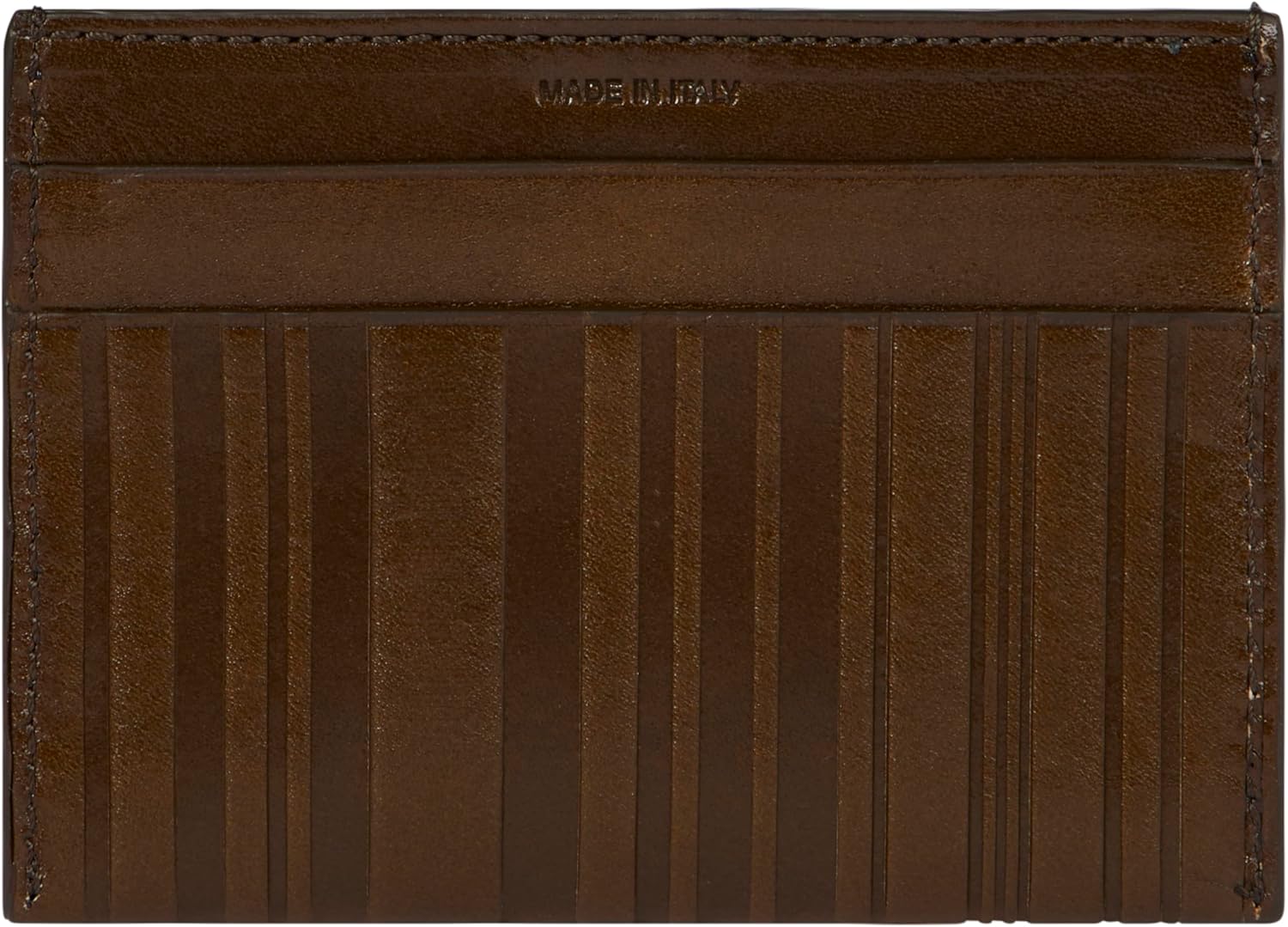 PS Paul Smith Men's Embossed Stripe Card Holder, Khaki, One Size - Image 2