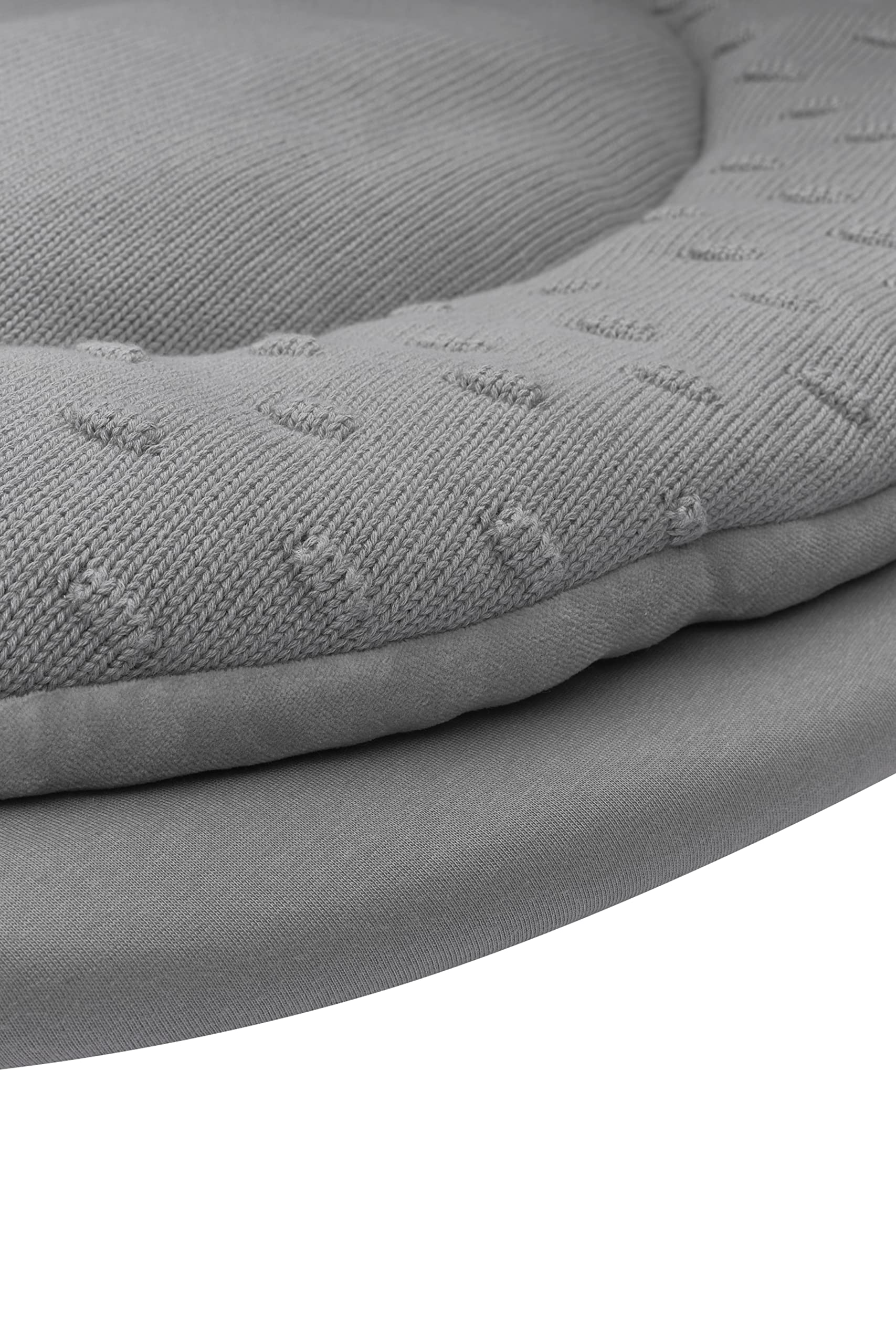 Image secondaire de Housse de Matelas Bébé Meyco Uni - Gris - 90/95 cm